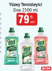 DOA YÜZEY TEMİZLEYİCİ 2500 ML fiyat ve kampanya bilgisi